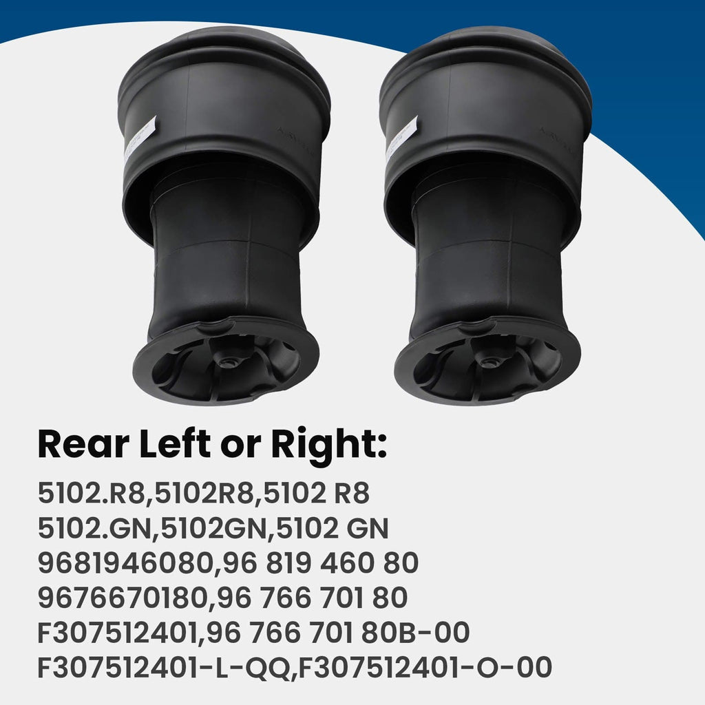 2x Rear Air Suspension Shock Absorber for C4 Picasso Grand 5102GN 5102