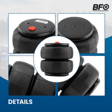 Load image into Gallery viewer, 2600LBS Air Spring Bag Single Port 1/2 NPT for Heavy Duty Truck Suspension