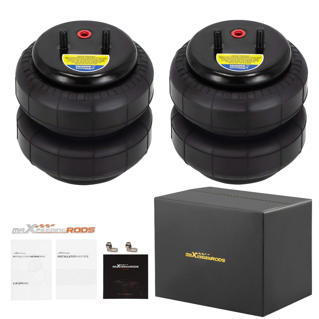 2x Air Suspension Air Spring Air Bag 2500LBS for Firestone 6781 for Truck Van SUV