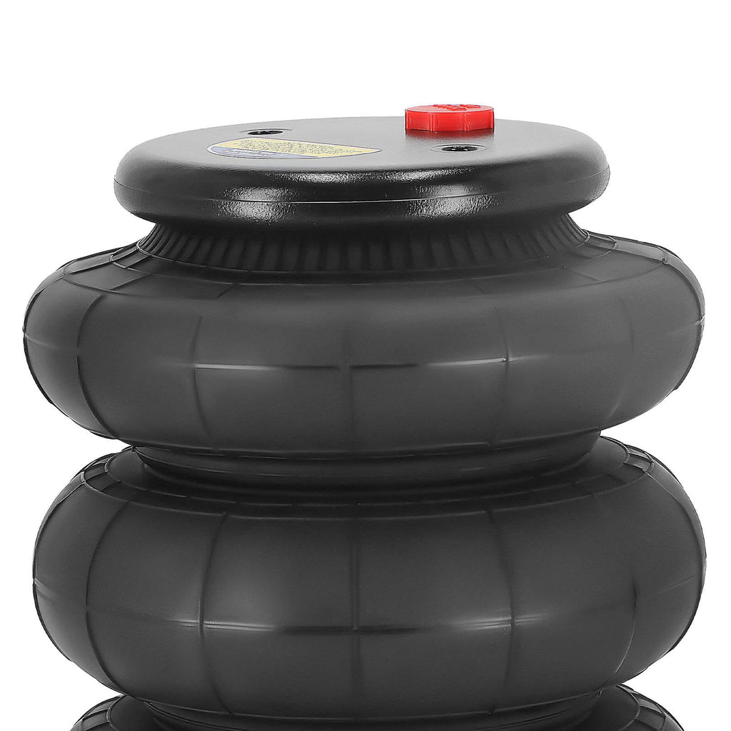 2x Air Spring Bags Triple Bellow 2600 lbs 1/2-14NPT Single Port