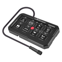 Load image into Gallery viewer, 8-Gang Switch Panel for Pickup Truck Offroad 4x4 12V-24V Black Aluminum