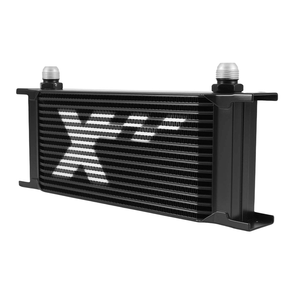 Transmission Oil Cooler 16 Row Aluminum Universal Kit AN-10 8AN 6AN