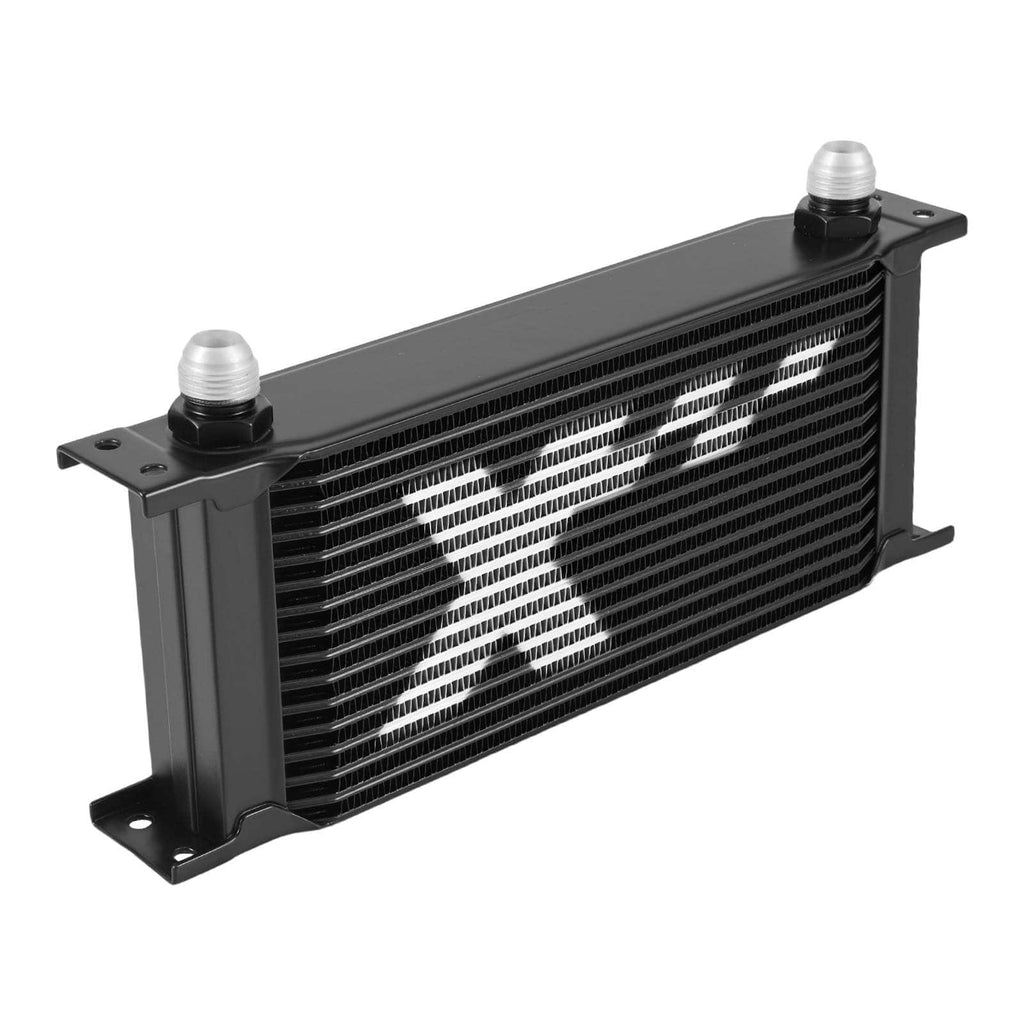 Transmission Oil Cooler 16 Row Aluminum Universal Kit AN-10 8AN 6AN