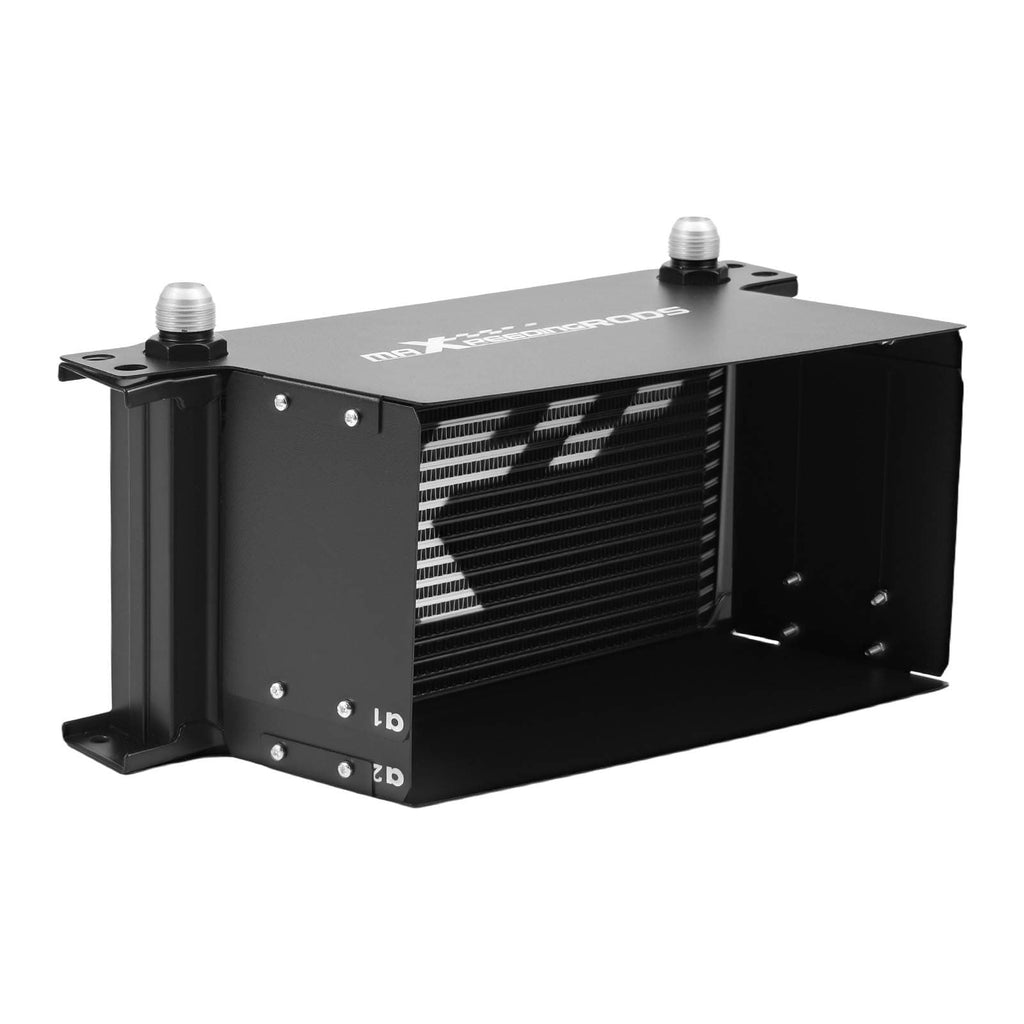 Transmission Oil Cooler Kit 19 Row Universal AN10 Aluminum Radiator
