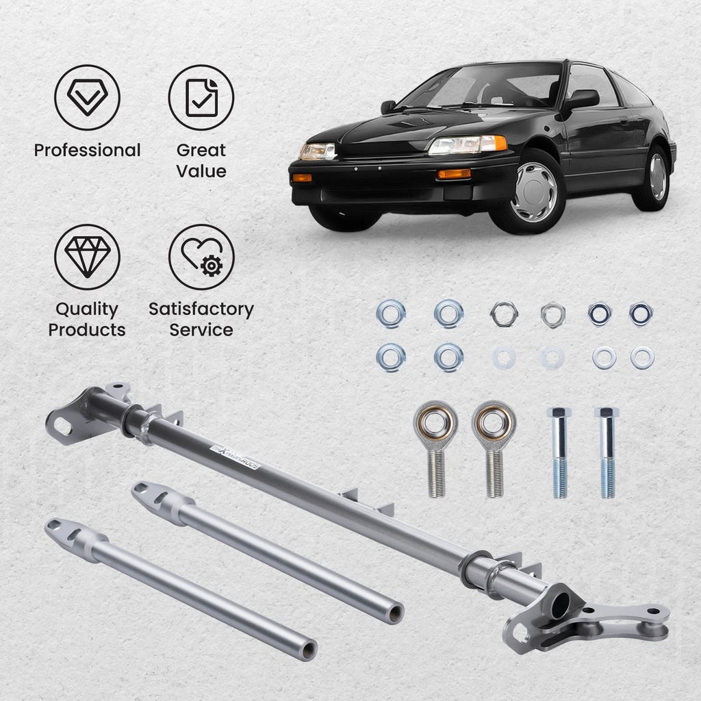Traktionskontrolle Arm ophanging Zugstange Kit geschikt voor Honda Civic Crx 1988-1991
