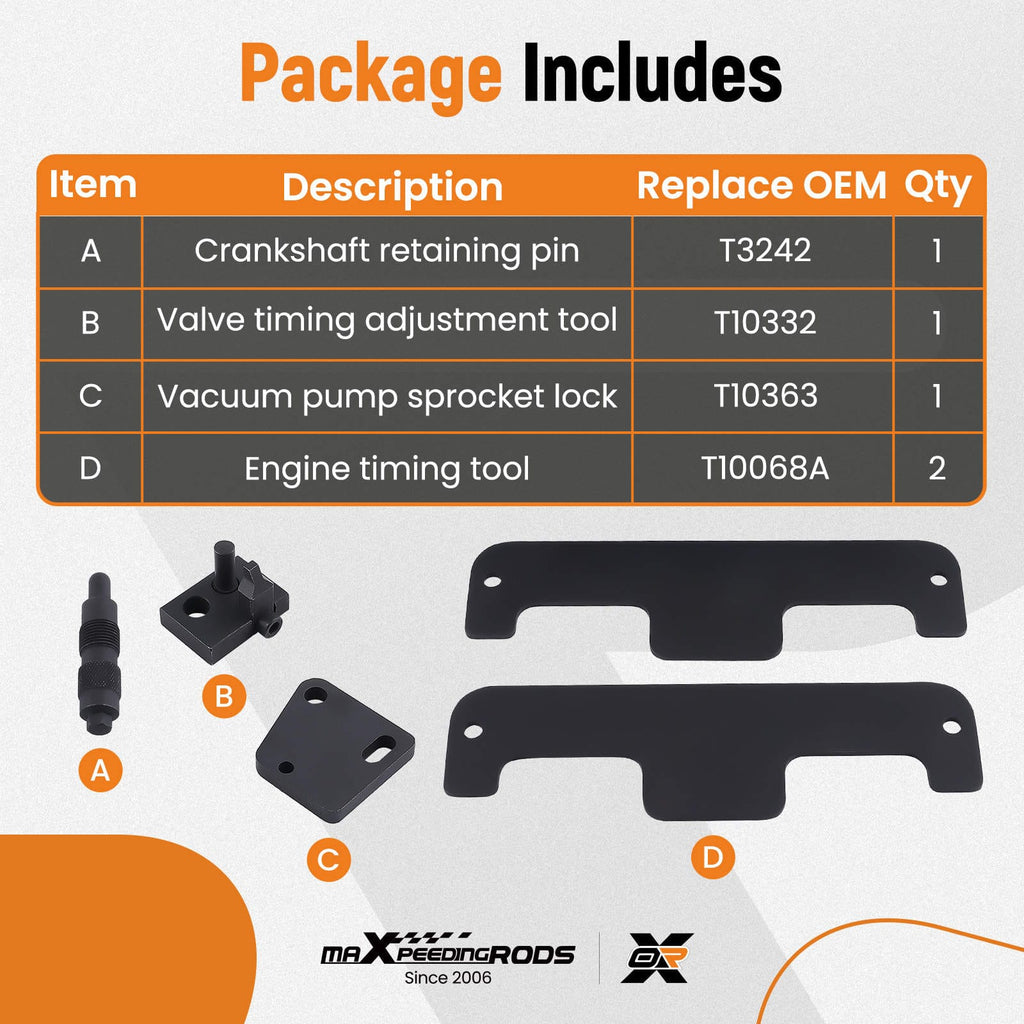 Camshaft Tools suitable for VW Audi 2.8-6.3L Phaeton Touareg Q7 T10068A