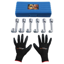 Load image into Gallery viewer, 1/2" Drive Diesel Injector Line Socket Wrench Set suitable for BMW Audi 12-19mm 42CrMo 6pc