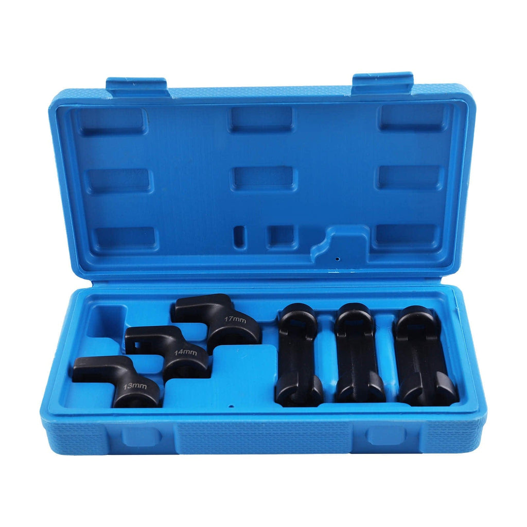 6 Pcs Exhaust Gas Temperature EGT DPF Sensor Socket Tool Set 13/14/17mm Kit