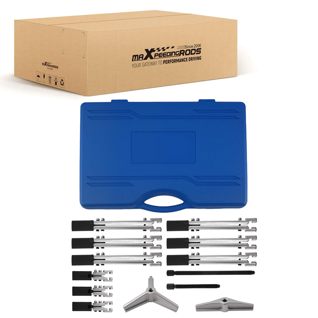 13-Piece 45# Steel Extractor for Professional Automotive Workshop Blue 160-270mm