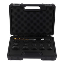 Load image into Gallery viewer, Hole punch set 17-piece for parking sensors in bumpers 17-32 mm carbon steel HSS-G