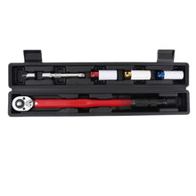 Load image into Gallery viewer, Torque wrench 40Cr ±4% with 3 special sockets 17/19/21mm and transport box