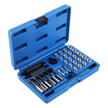 Load image into Gallery viewer, Taps and Dies Set for Engine M8-M14 Glow Plug Repair Tool 33 pcs