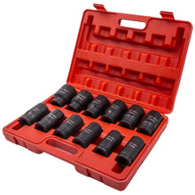 Load image into Gallery viewer, Deep Impact Socket Set 12-piece 3/4 inch drive 24-41 mm, 6-point, CR-V steel, with case