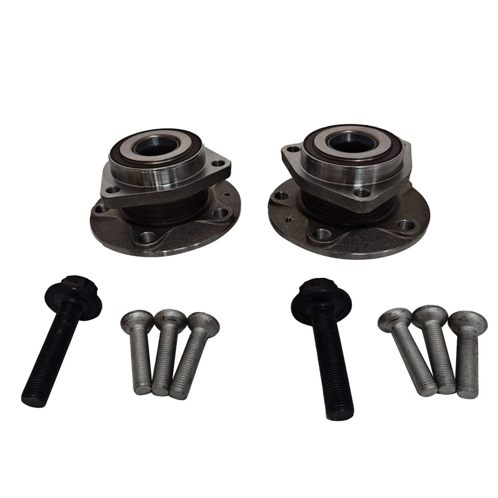2x Wheel Bearing Kit front suitable for Audi A3 8P 8V TT suitable for VW Golf 5 6 suitable for Seat Altea suitable for Skoda