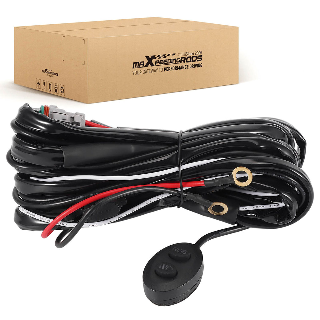 Wiring Harness Switch for maXpeedingrods Crosshair LED RGB 14AWG 3M 40A