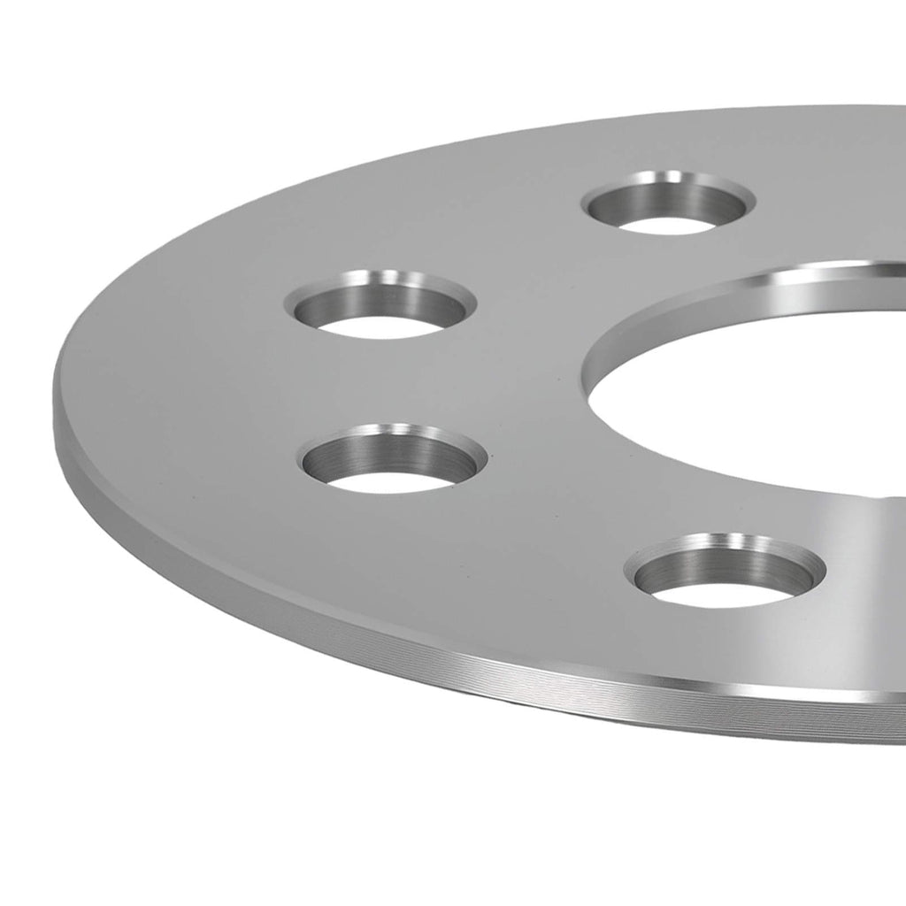 5mm 4x100 Spacers suitable for Volkswagen 57.1mm CB Aluminum M12x1.5 + Bolts
