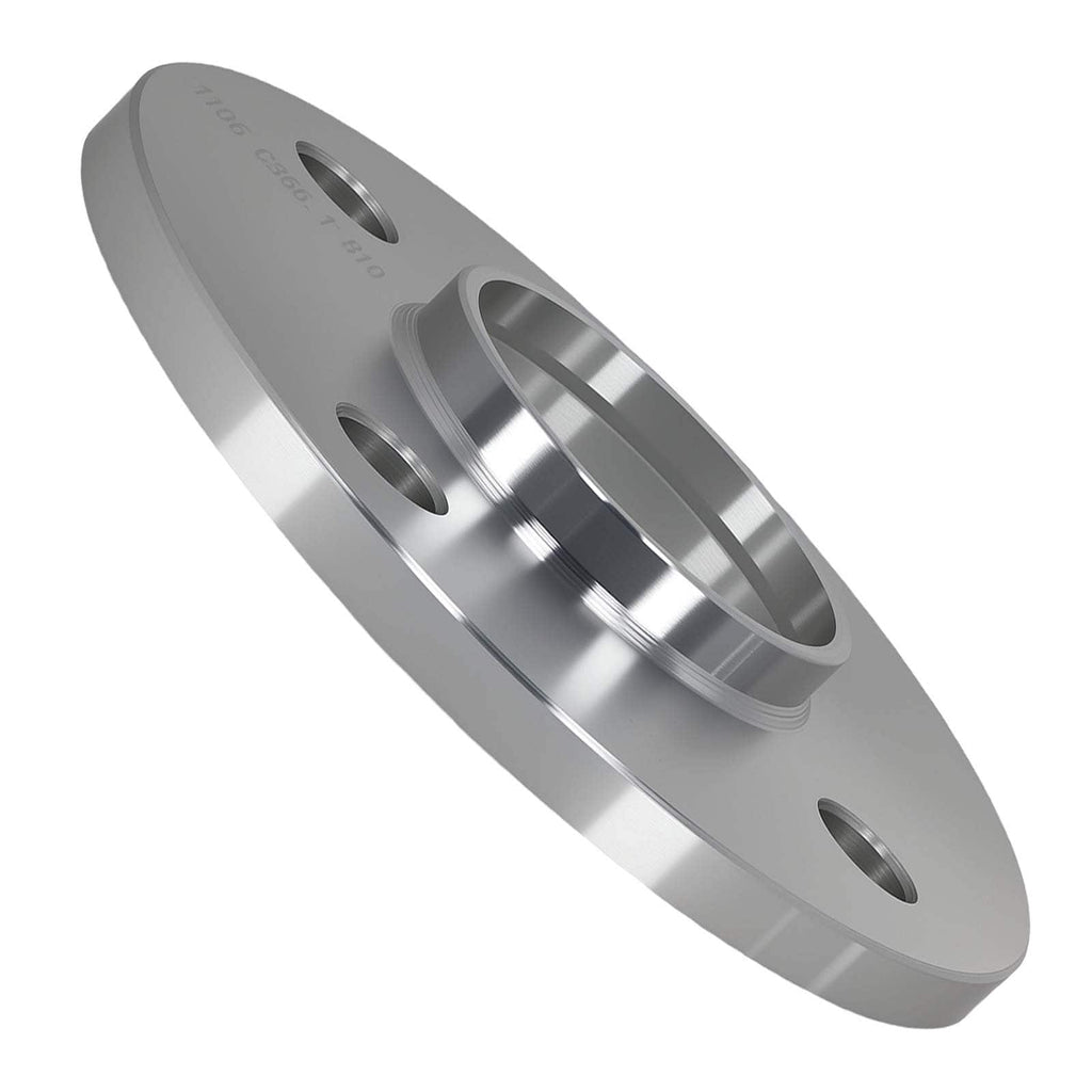 2 Spacers 10mm suitable for Peugeot 4x108 M12x1.25x42mm CB 65.1 Aluminum 6061-T6