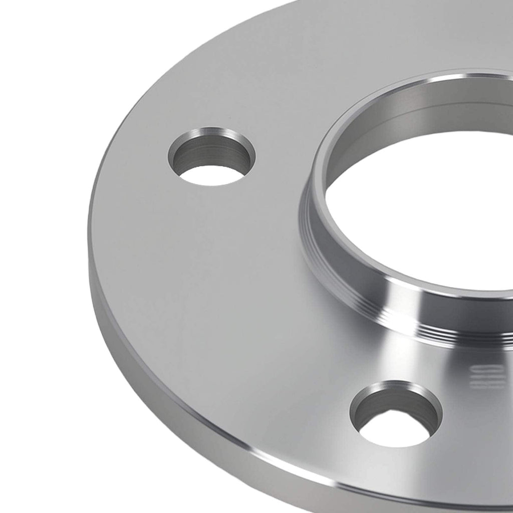 2 Spacers 10mm suitable for Peugeot 4x108 M12x1.25x42mm CB 65.1 Aluminum 6061-T6