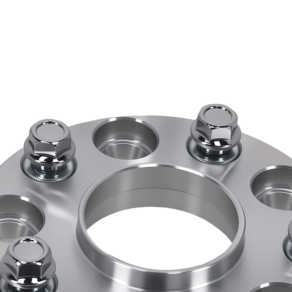 2x Wheel Spacers 25mm 5x130 suitable for Porsche 924/944/968 Hub Centric 71.6 M14