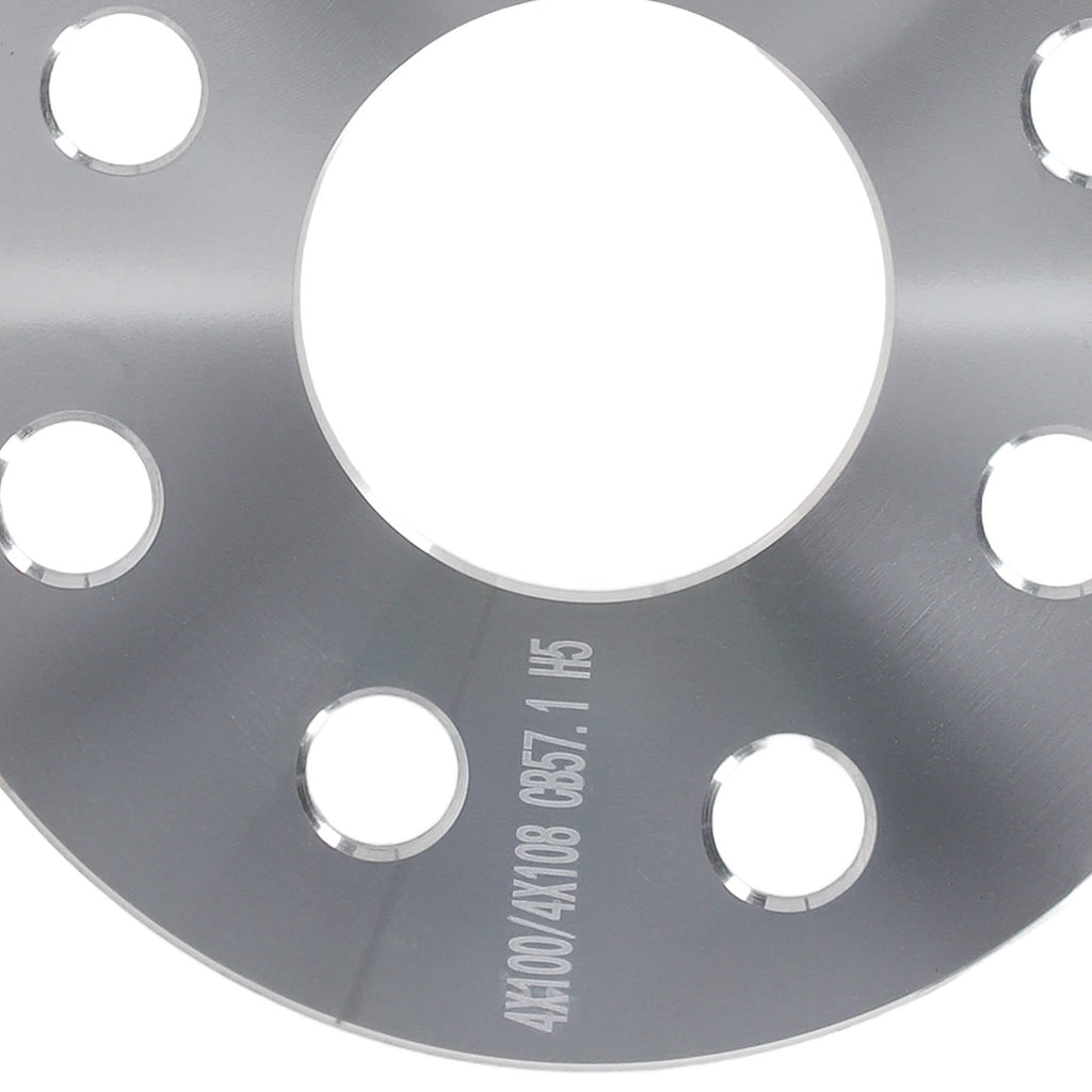2 Pcs Spacers 5mm suitable for VW Golf Corrado Passat 4x100 4x108 M12x1.5x39mm