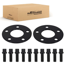 Load image into Gallery viewer, 5mm Spacers 5x112 suitable for Mercedes A/B/C/E/S GLA CLA M14x1.5 Aluminium