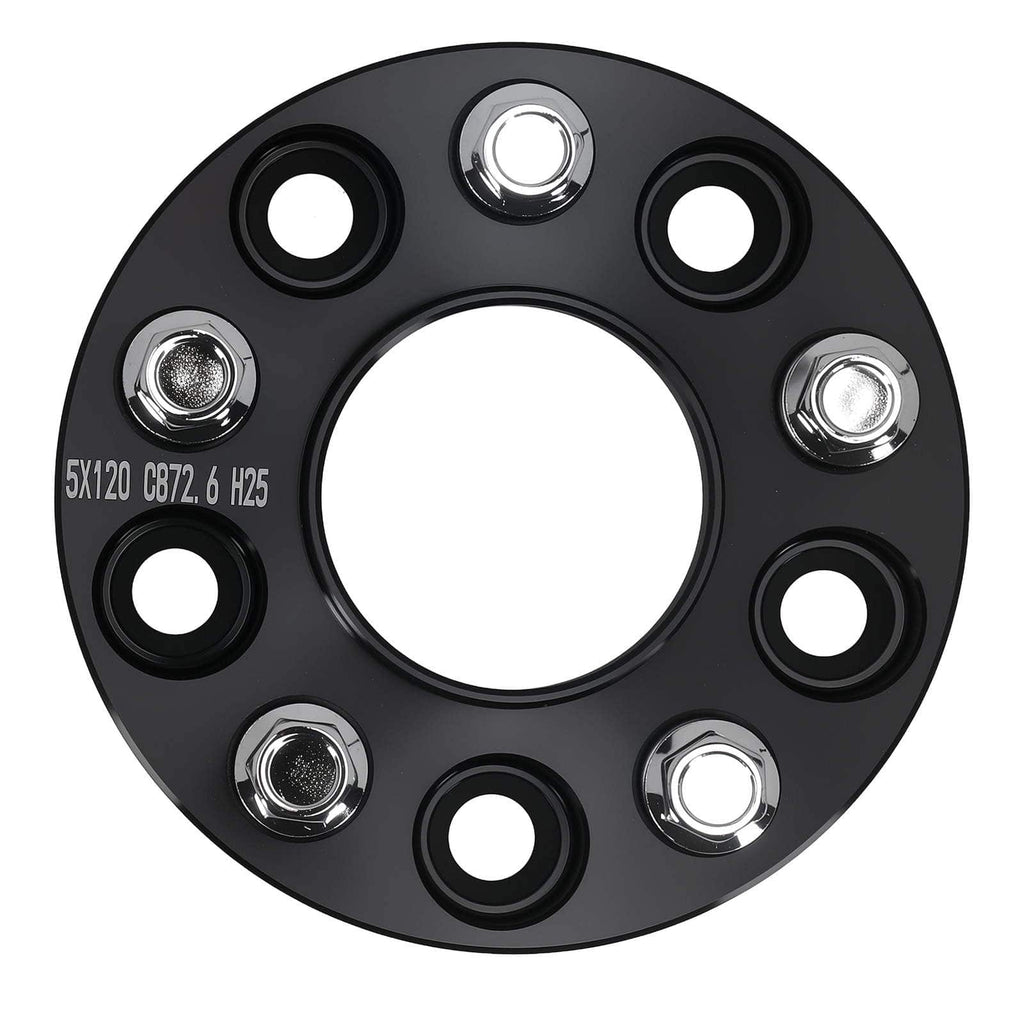 25mm spacers suitable for BMW 1/3/5 Series 5x120 M12x1.5 Aluminum + Bolts
