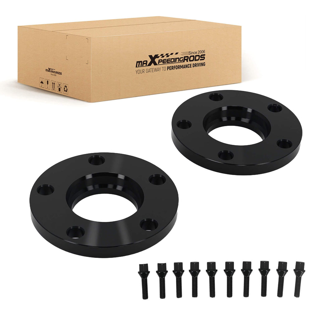 15mm Spacers suitable for BMW 3 Series M3 5 Series M5 6 Series M6 X1 Z3 Z4 5x120 M12x1.5 2 pieces