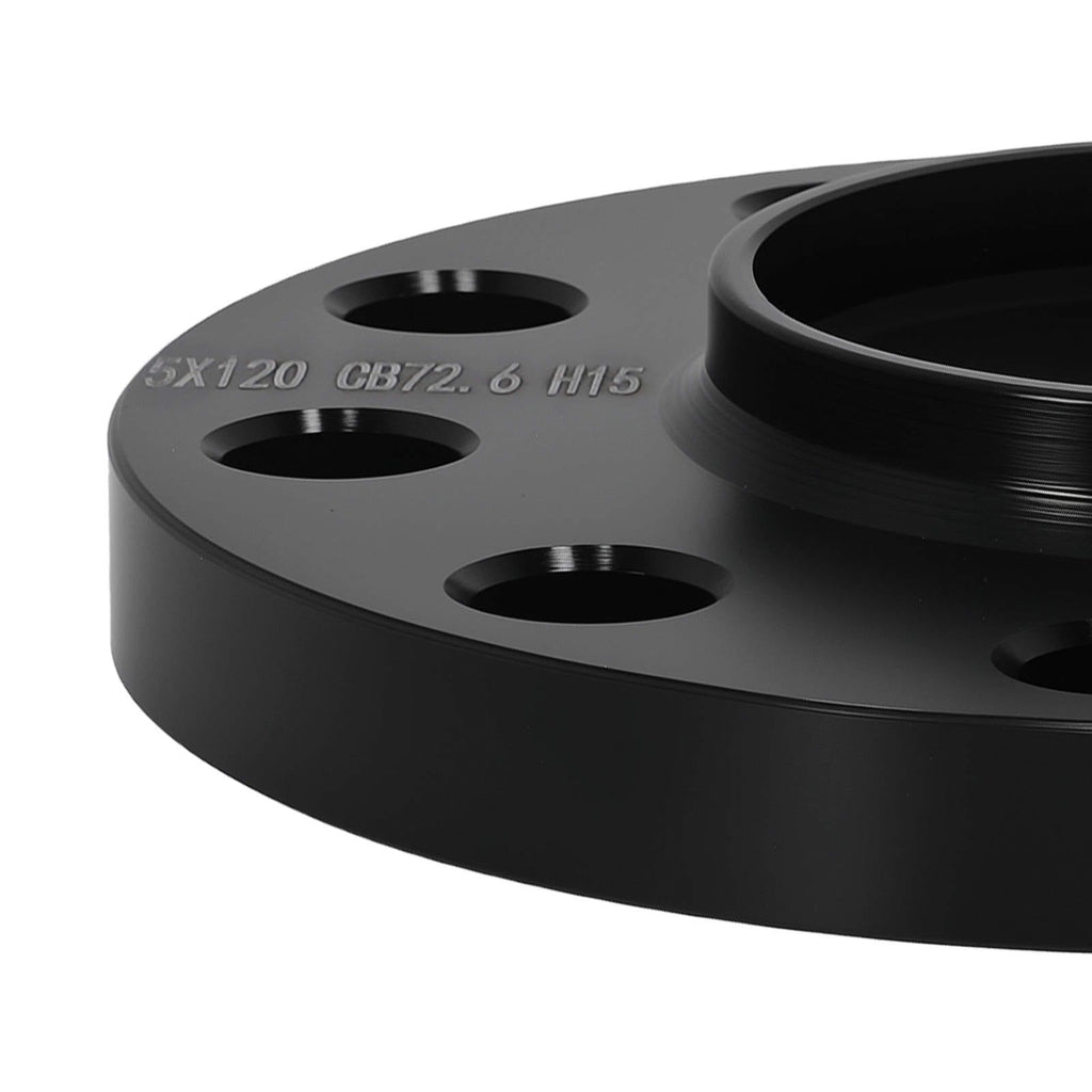 2 pieces Spacers 15mm 5x120 suitable for BMW M3 E90 E92 E93 M12x1.5 2007 - 2014