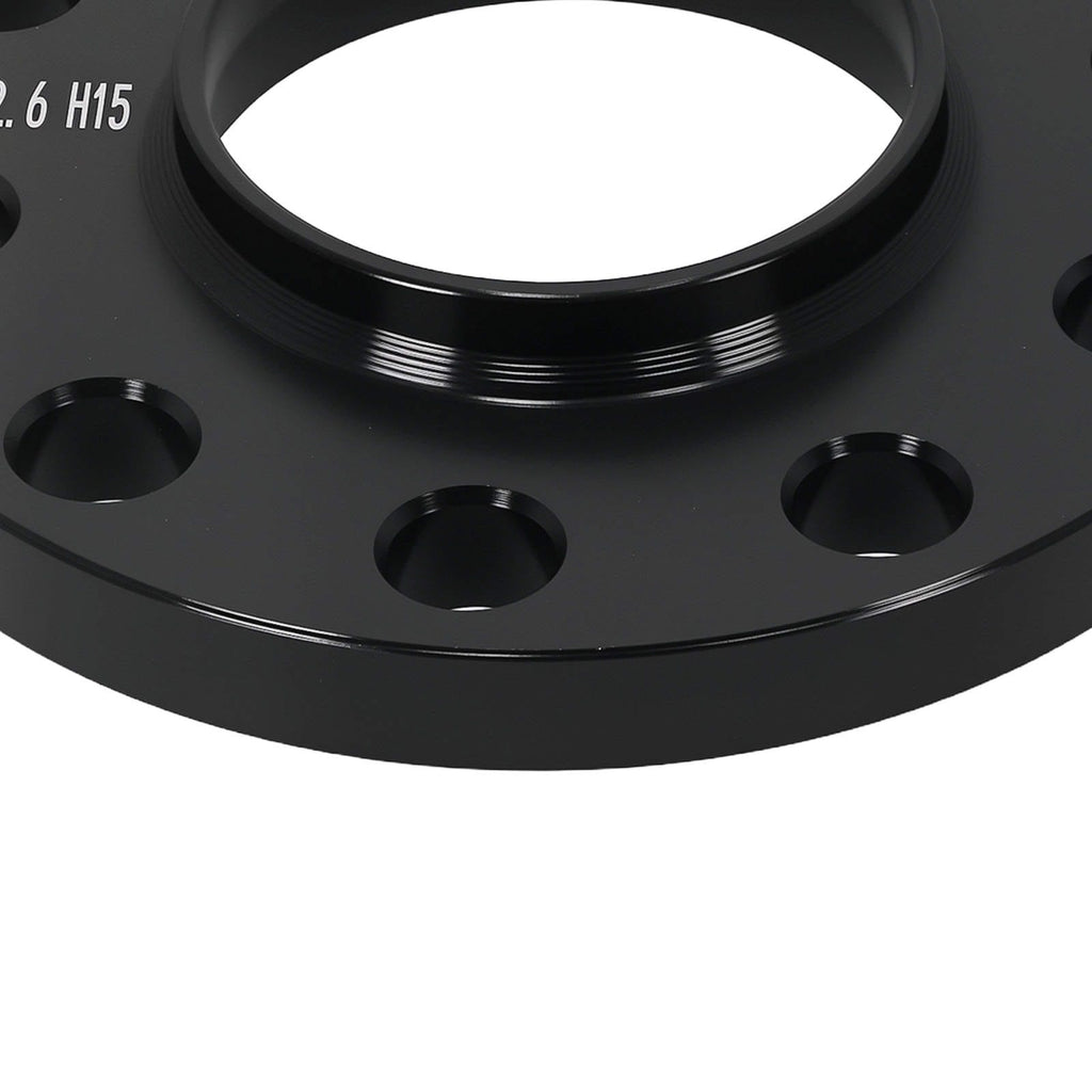 2 pieces Spacers 15mm 5x120 suitable for BMW M3 E90 E92 E93 M12x1.5 2007 - 2014