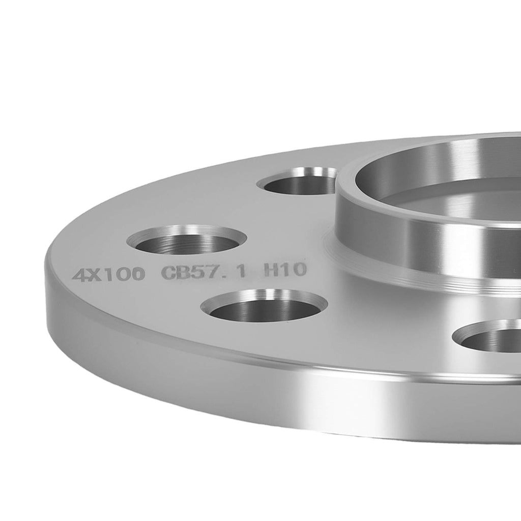 2 pieces 10mm Spacers suitable for VW 4x100 57.1 M12x1.5x35mm Alloy 6061-T6