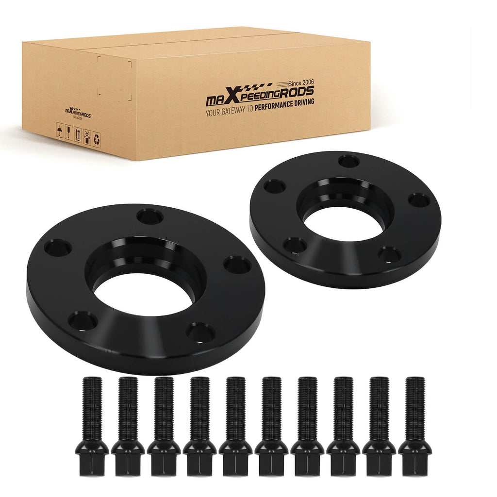 2x 15mm Wheel Spacers suitable for Audi A4 A5 A6 A7 Aluminum 5x112 CB66.5mm