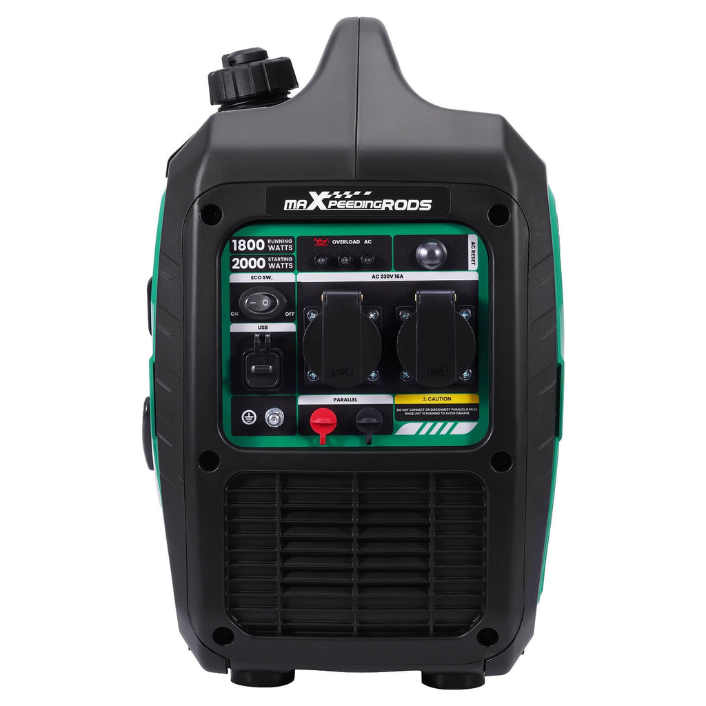 2KW 18kg Portable Inverter Generator 58dB 2x230V 2XUSB