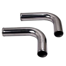 Load image into Gallery viewer, Universal Turbo Intercooler 27 x7 x2.5 and Aluminum Piping Hose Kit