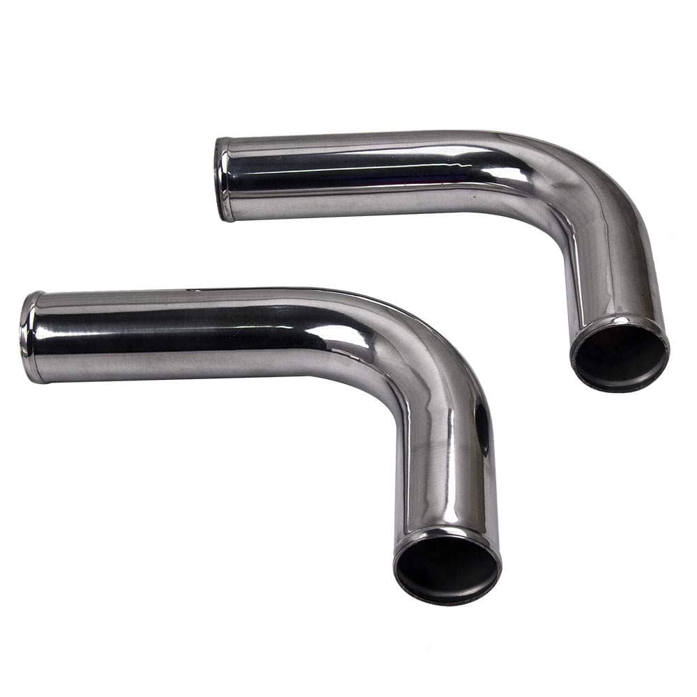 Universal Turbo Intercooler 27x7x2.52.5 Aluminum Pipe and Couplers Kit