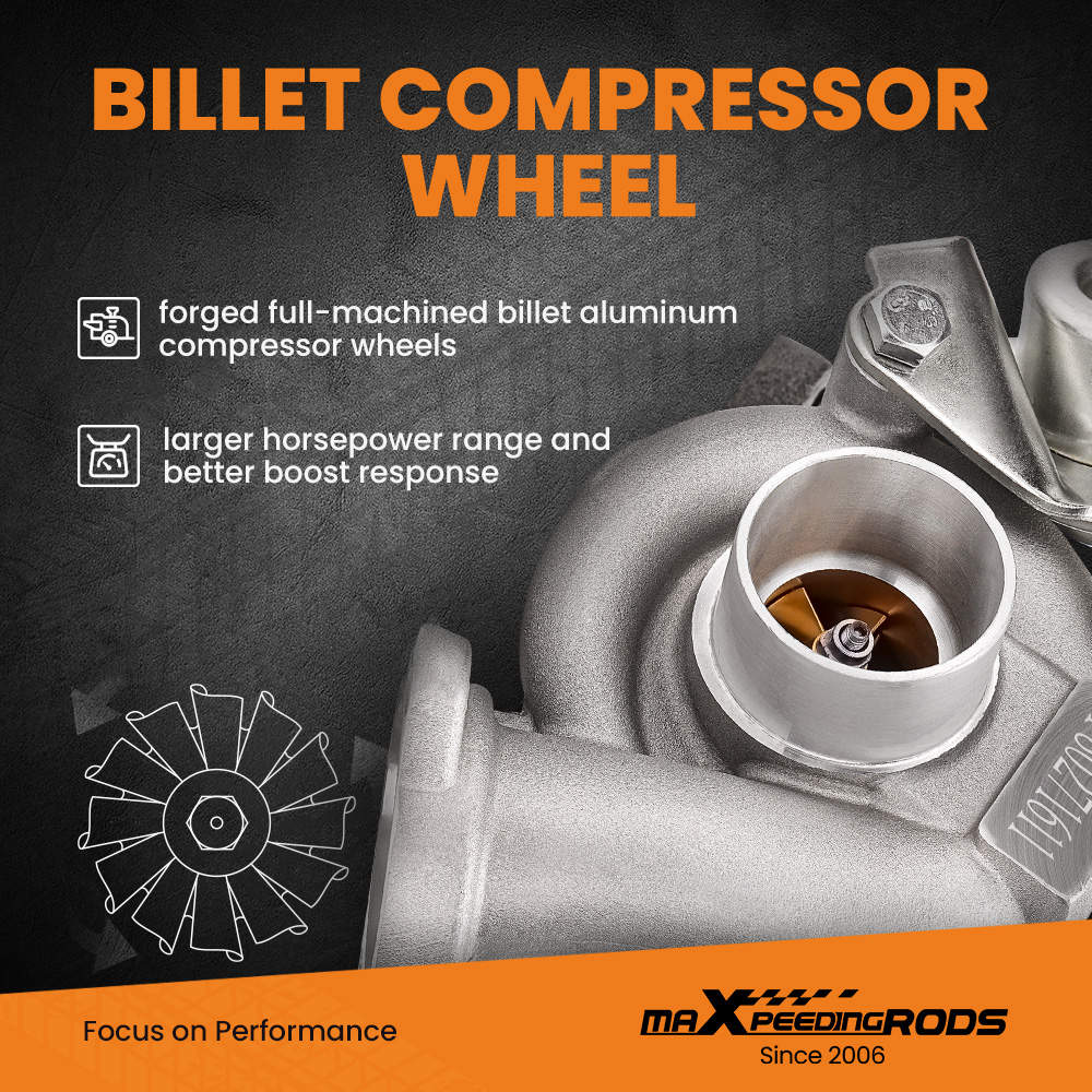 Billet Turbo TD025 suitable for Citroen Ford Peugeot 1.6HDI 49173-07508 90HP 66KW