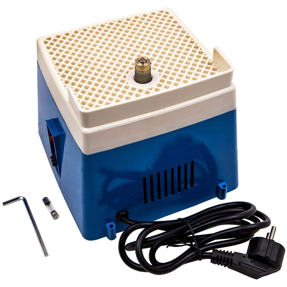 Suitable for Mini Glass Grinder Diamond Tool for Art Craft 220V EU Plug Portable Blue Ceramic