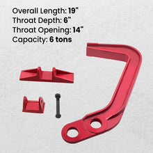 Load image into Gallery viewer, 6 Ton Auto Body Frame Jumbo Deep Fast Hook Up Hakenklemme Pulling Puller Set