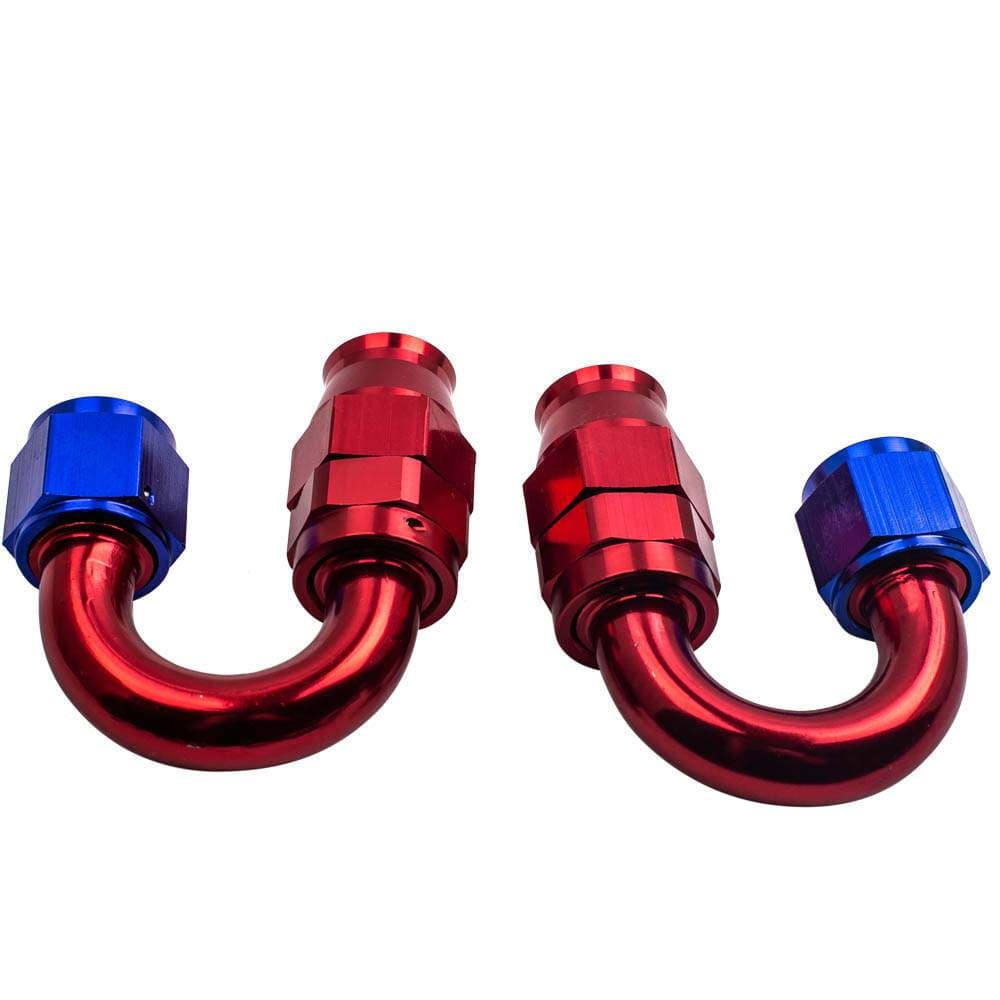 AN10 -10AN AN-10 20FT Stainless Steel Braided Fuel Line Hose Swivel Fitting Kit