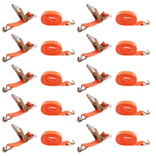 Load image into Gallery viewer, 10x Lashing Strap Tie-Down Straps 8m 5t (2500/ 5000 daN, KG) Two-Piece 50mm
