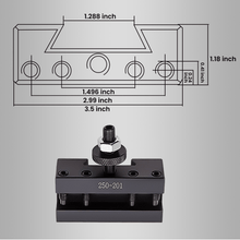 Load image into Gallery viewer, 5 Pcs Quick Change Turning &amp; Facing Lathe Tool Post Holder 250-201 New