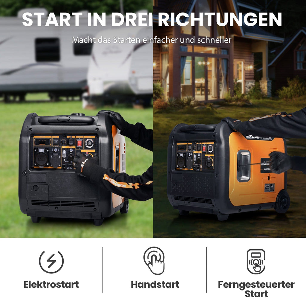 5,0/5,5kVA aggregaat inverter generator 240V noodstroom voor thuis