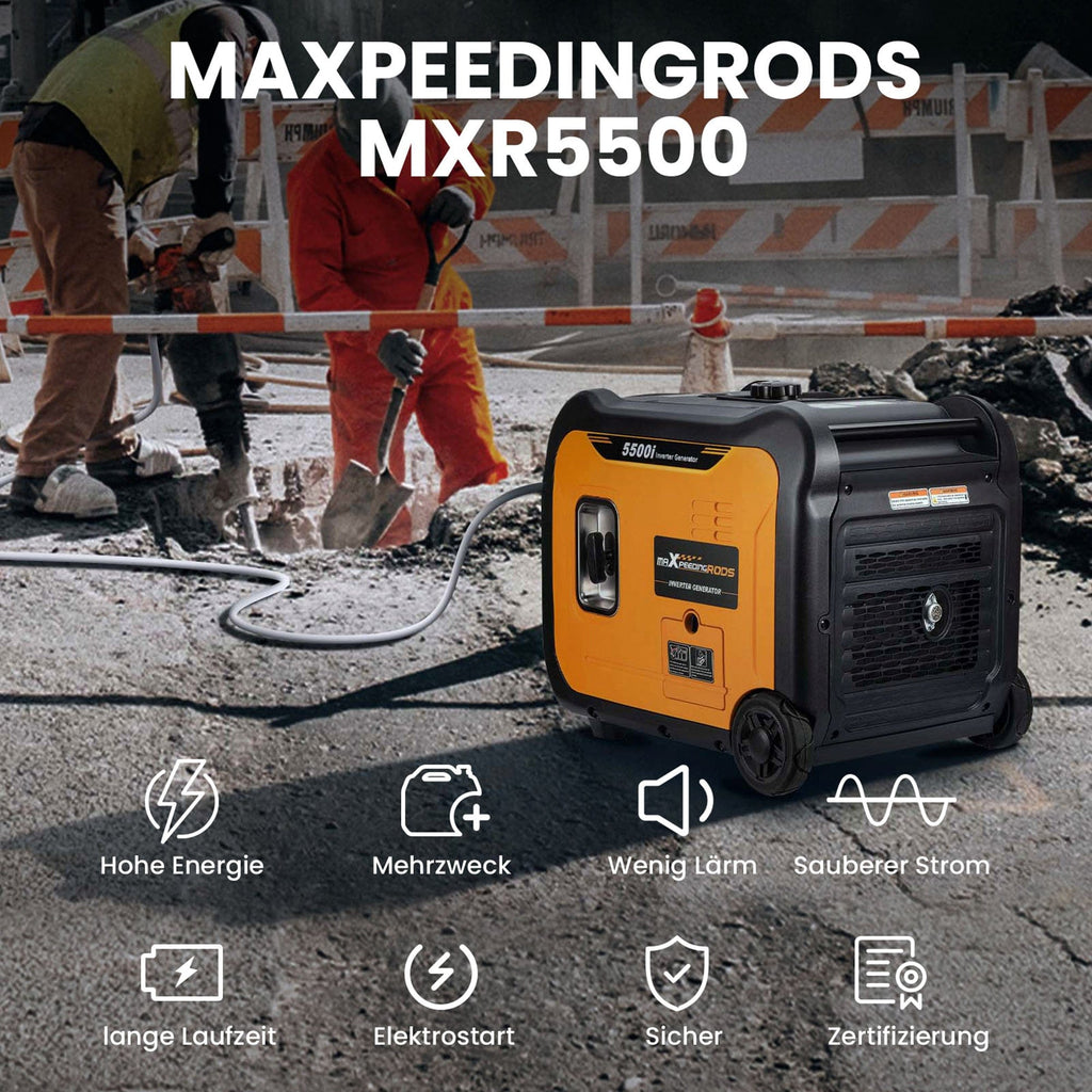 5,0/5,5kVA aggregaat inverter generator 240V noodstroom voor thuis