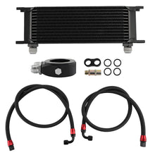 Load image into Gallery viewer, 13 Row Universal Engine Oil Cooler + Filter Adapter Hose Kit