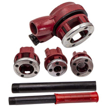 Load image into Gallery viewer, Ratchet pipe threader handle tool set 1/2 3/4