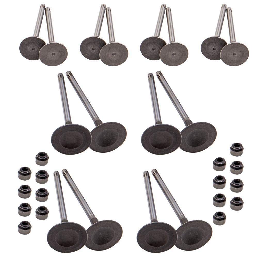 8x Exhaust and Intake Valve Stem Seal suitable for Audi VW 1.8 TSI TFSI