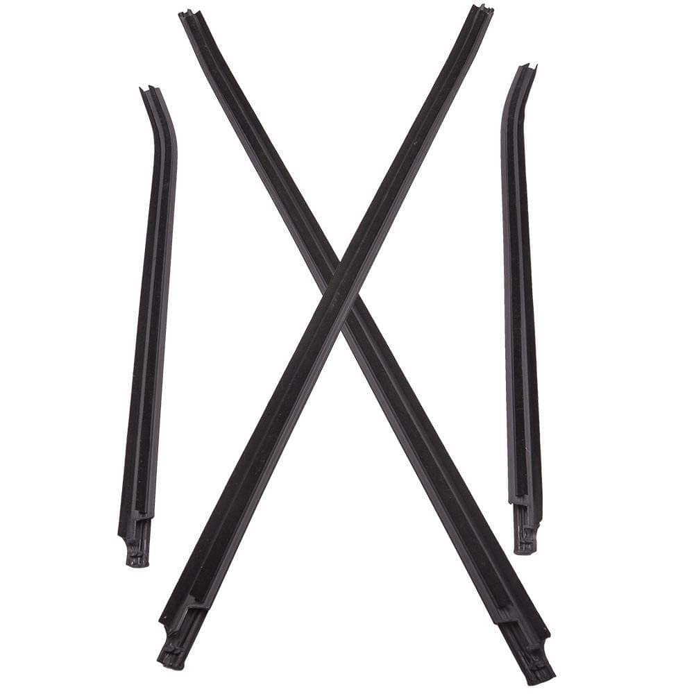4 Window Glass Seals Outer Door Weather Strip suitable for Toyota HILUX Double Cab 05-15
