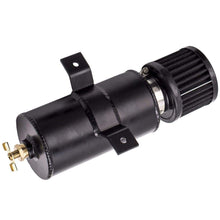 Load image into Gallery viewer, 0.75L Aluminum Oil Catch Can with Air Filter + AN10 Hose Fittings