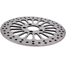 Load image into Gallery viewer, Polished voor 11.8 Disc Drilled Brake Rotor voor Harley Touring 2008-2013