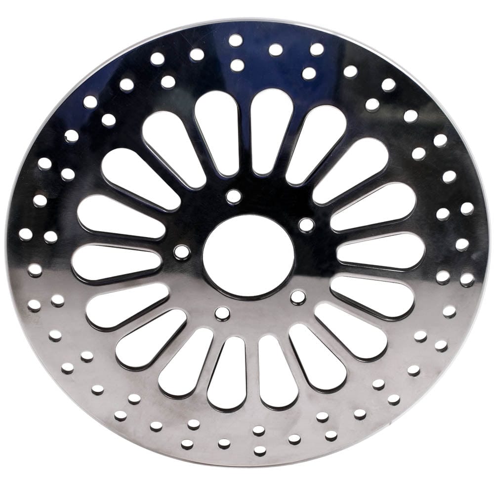 Polished voor 11.8 Disc Drilled Brake Rotor voor Harley Touring 2008-2013