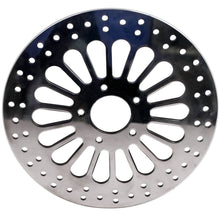Load image into Gallery viewer, Polished voor 11.8 Disc Drilled Brake Rotor voor Harley Touring 2008-2013